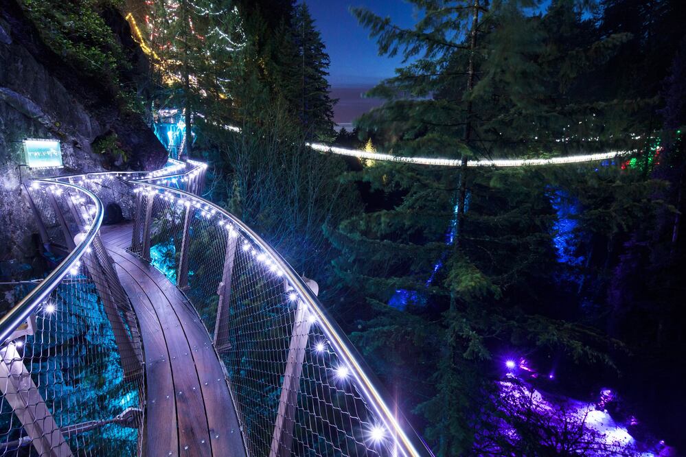 Capilano Suspension Bridge Park, a 15 minutos de Vancouver. (Foto: Cortesía Turismo Vancouver)