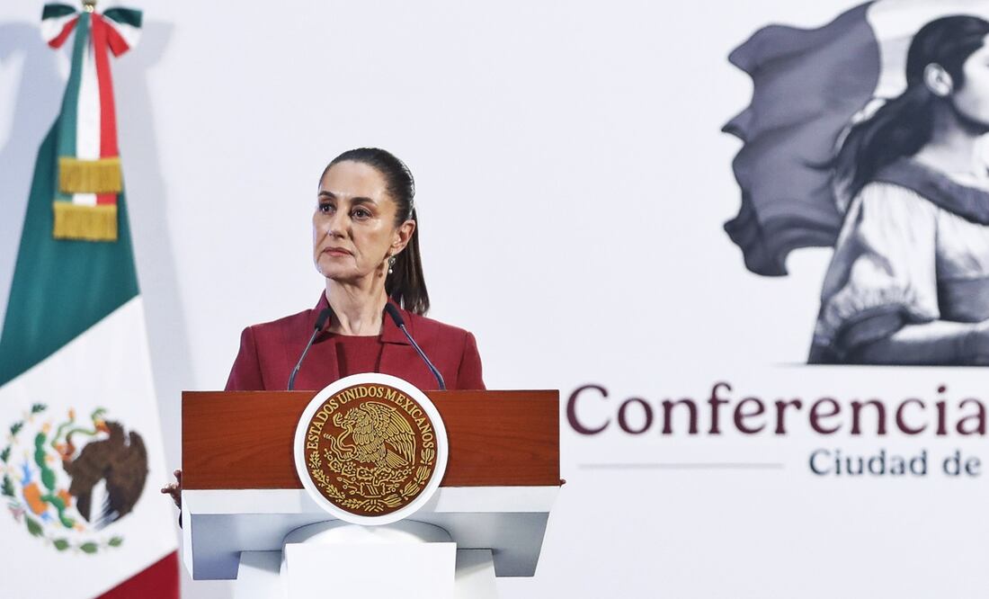 Conferencia mañanera de Claudia Sheinbaum del 30 de octubre. Foto: EFE