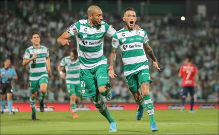 Santos Laguna golea al Veracruz 