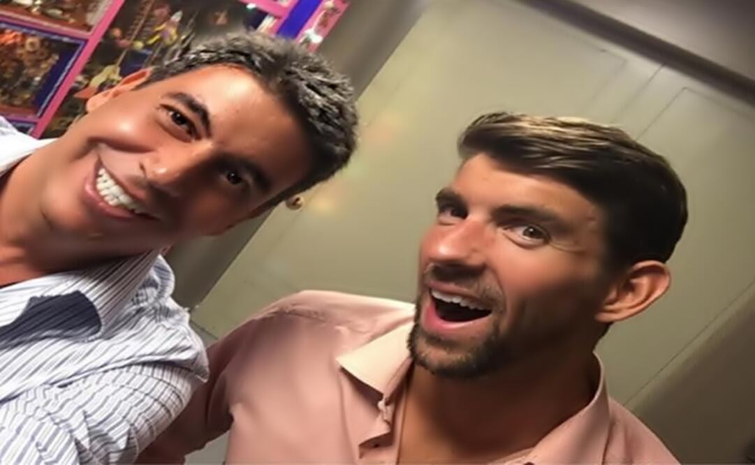 Phelps participated in the Mexico XXI Century Forum, the annual meeting of fellows of the Telmex Foundation. (Photo: Taken from: /instagram.com/arturoelias/)