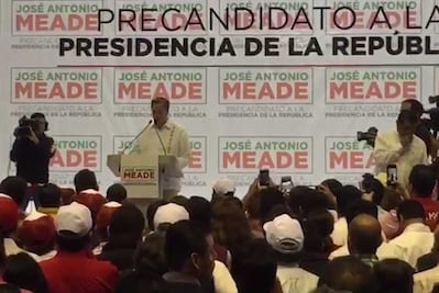 Frentes no nos van a dar frío, asegura Meade