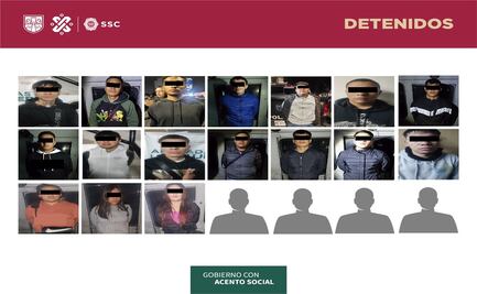 La SSC detiene a 21 motociclistas en alcaldía Miguel Hidalgo por alterar el orden