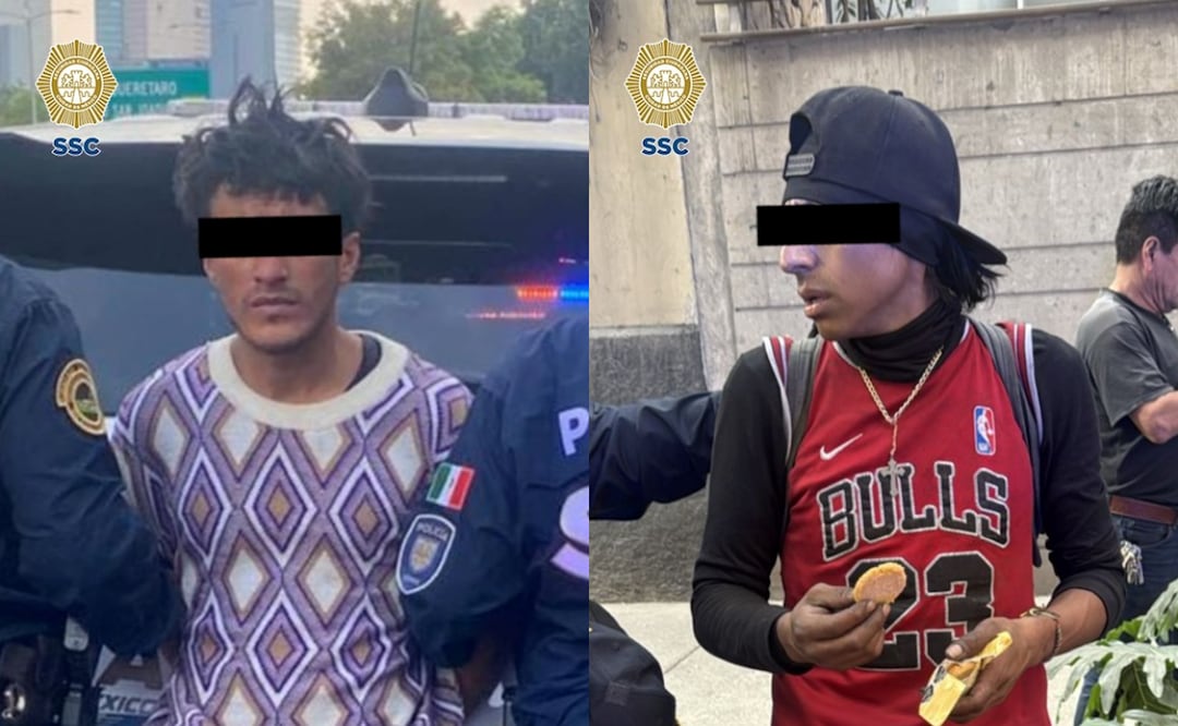 Detienen a dos hombres por lanzar piedras desde puentes en Circuito Interior; causaron daños a vehículos. Foto: Especial