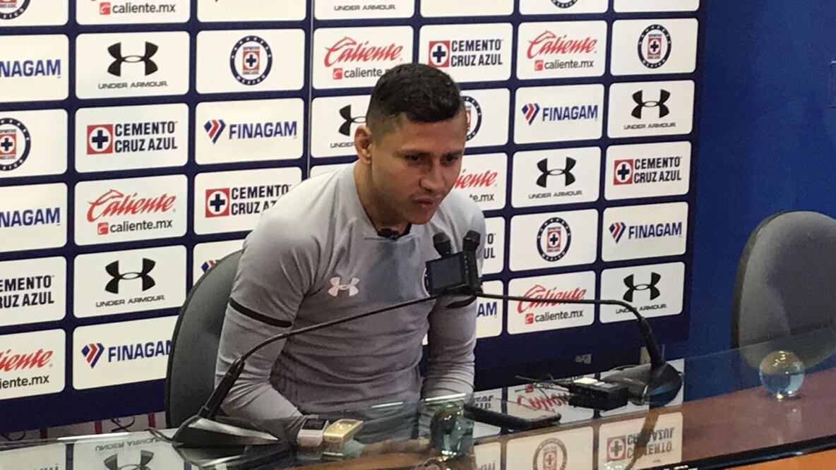 Julio César Domínguez, defensa de Cruz Azul. Foto: Juan Dávalos / El Universal