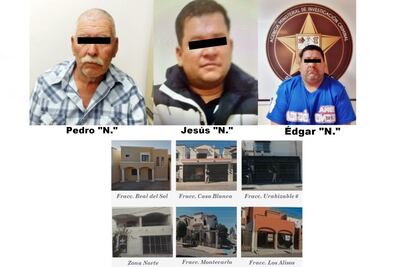 Caen 3 integrantes de banda que cometía fraudes inmobiliarios en Sonora, Michoacán y Durango