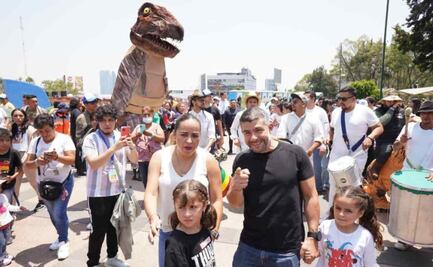 Encabeza Mauricio Tabe "Dino Fest" por el Día del Niño en explanada de la alcaldía Miguel Hidalgo