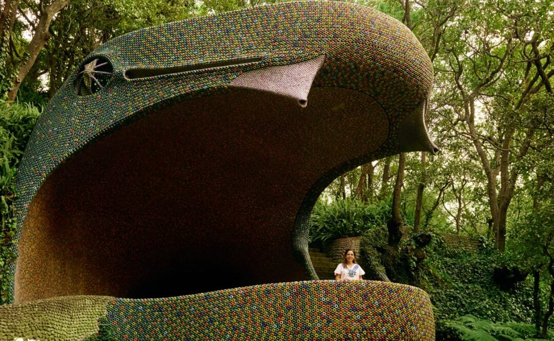 El Nido de Quetzalcóatl fue construido con base en la arquitectura orgánica. Foto: Cortesía Airbnb