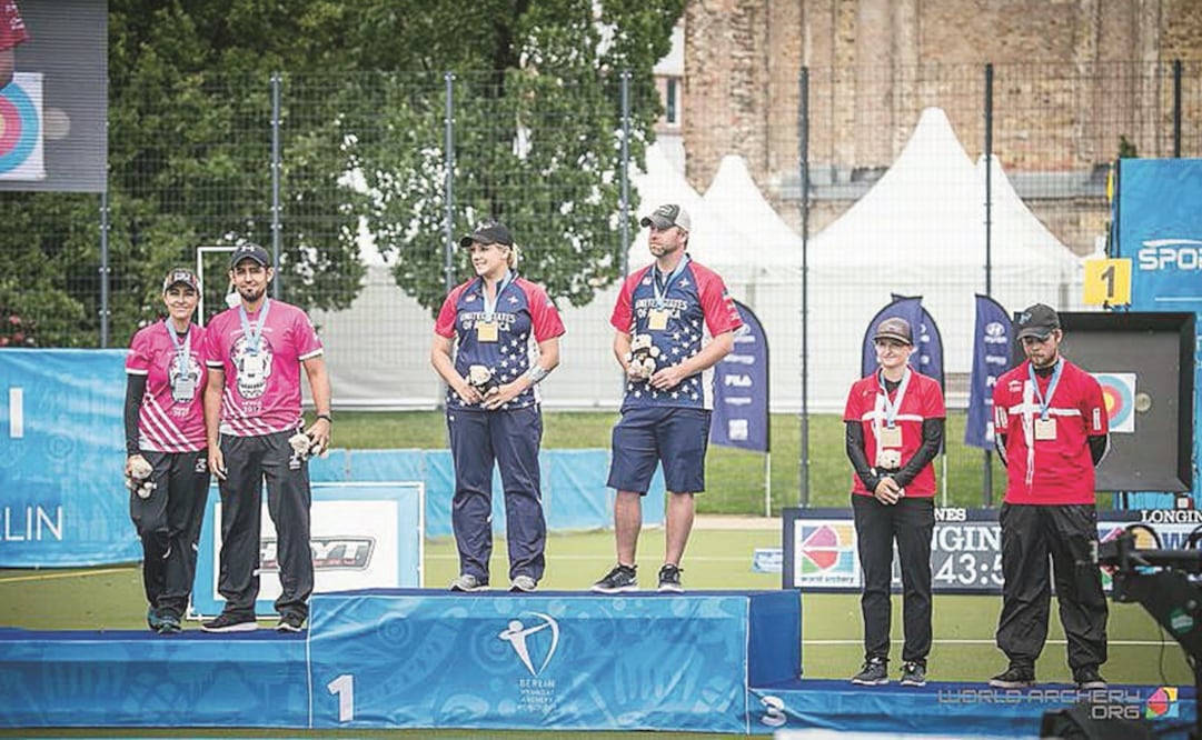 Linda y Julio compartieron el podio con estadounidenses y daneses. (COM)