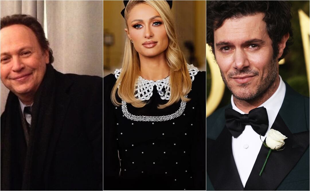 Paris Hilton, Billy Cristal y Adam Brody afectados por los incendios en Los Ángeles.
Fotos: Instagram y AFP / Etienne Laurent