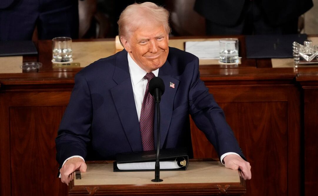 Donald Trump manda cumplidos a funcionarios estadunidenses tras la captura del supuesto líder de MS-13. Foto: AP