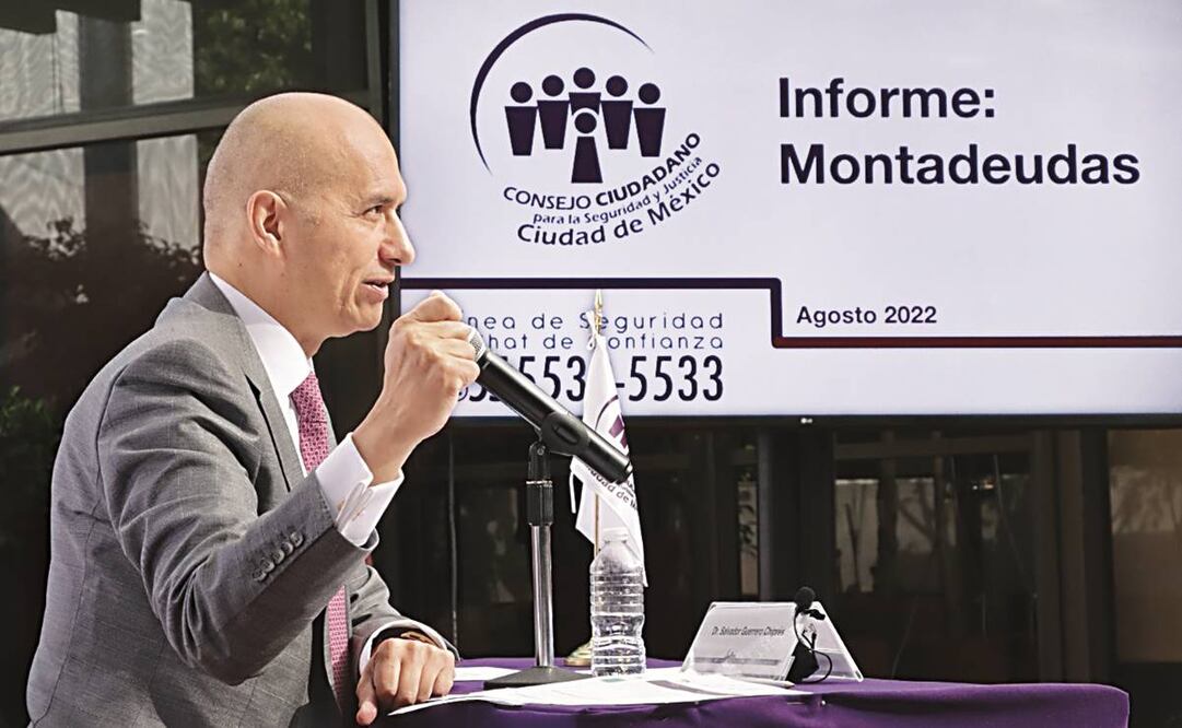 Salvador Guerrero, titular del Consejo Ciudadano, expuso el alza de apps de cobranza. Foto: Especial.
