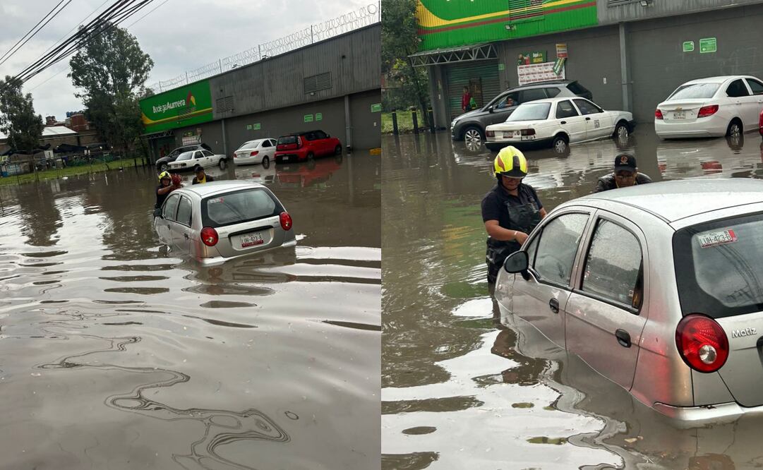 Cuautitlán Izcalli, Tlalnepantla y Atizapán de Zaragoza registran inundaciones y encharcamientos. Foto: Especial.
