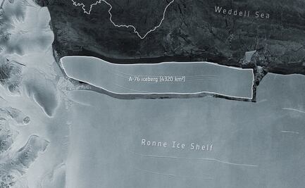 El iceberg más grande del mundo se desprende de la Antártida