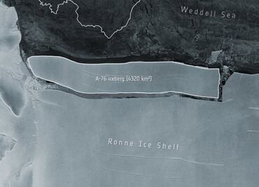 El iceberg más grande del mundo se desprende de la Antártida