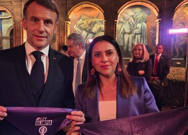 Macron escuchó la lucha de las mujeres en México, dice impulsora de Ley Olimpia; coincidió en abolir el patriarcado, asegura
