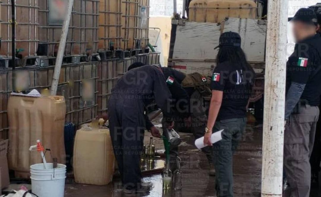 Decomisan 7 mil litros de combustible en Atitalaquia, Hidalgo. Foto: Especial