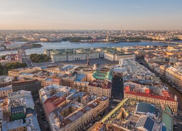 Paseo guiado por los tejados de San Petersburgo