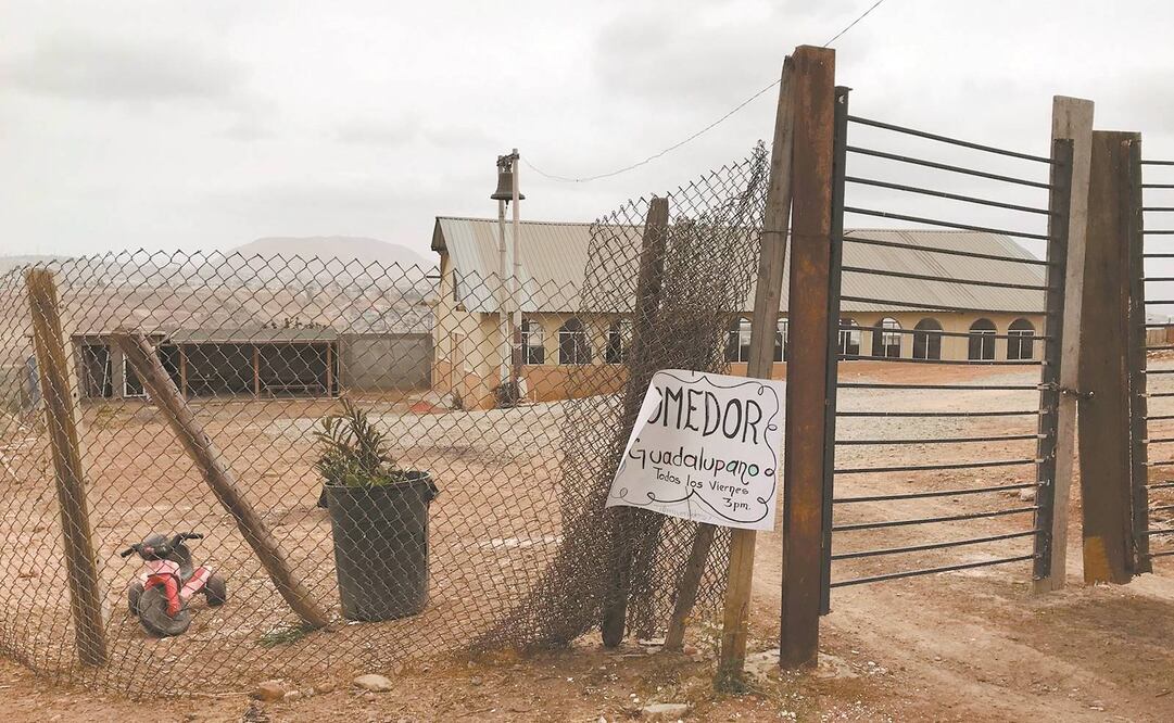 La mayoría de los desplazados pernoctan en la parroquia del Divino Salvador, en Mechoacanejo. Foto: Gabriela Martínez/ El Universal.