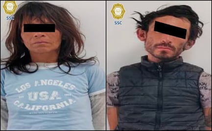 Detienen a pareja por robar paletería en Venustiano Carranza; amagaron a empleada con un cuchillo