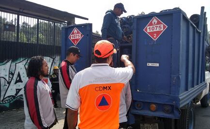 Por venta irregular, remiten al corralón a camiones repartidores de gas en Xochimilco