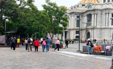Alameda Central amanece sin bloqueos de ambulantes; comerciantes respetan días de descanso