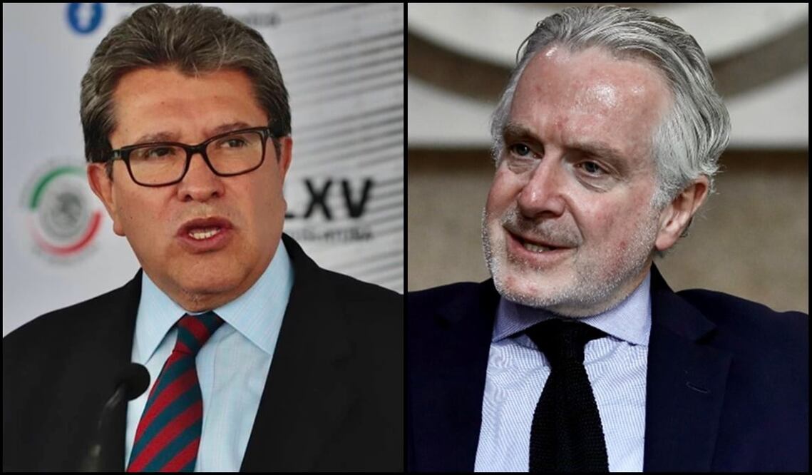 Ricardo Monreal, presidente de la Junta de Coordinación Política en el Senado / Santiago Creel, presidente de la Cámara de Diputados. Foto: archivo/EL UNIVERSAL