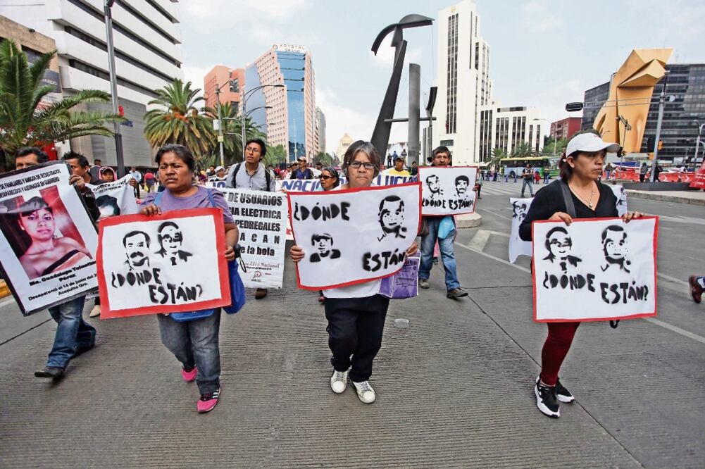 Según información proporcionada por la PGR en 2016, en 10 entidades federativas se concentra 79.2% del total nacional de personas desaparecidas. (ARCHIVO EL UNIVERSAL)