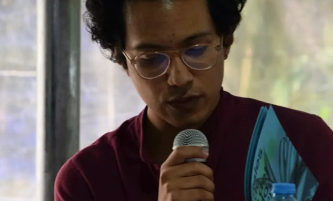 El poeta Rodrigo Perea. Foto: Especial.