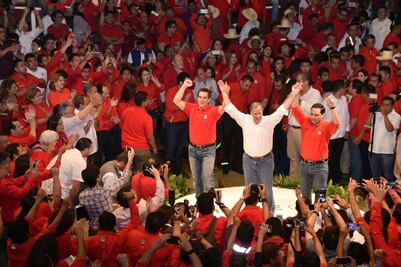 Meade pide en Campeche pruebas toxicológicas a presidenciables