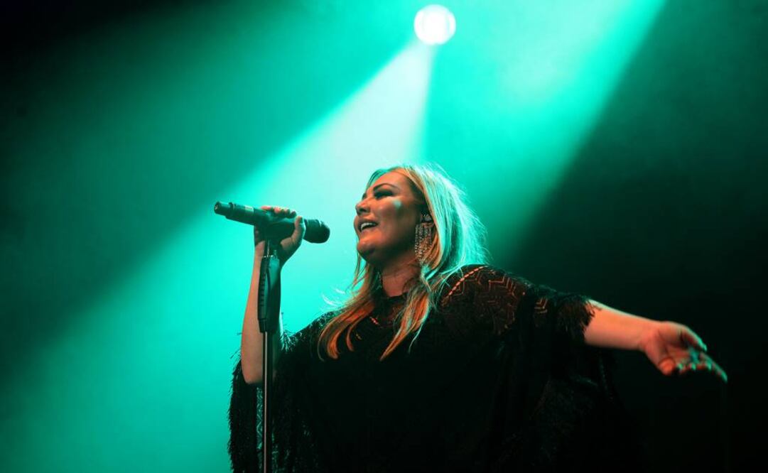 "Buenas noches México, cuánto tiempo esperé volver algún día, Dios quiso y yo también", expresó Montero. FOTO: Valente Rosas/EL UNIVERSAL.