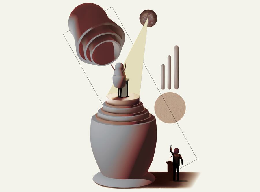 En Guerrero los puestos públicos se privatizaron. Ilustración de Liliana Pedraza