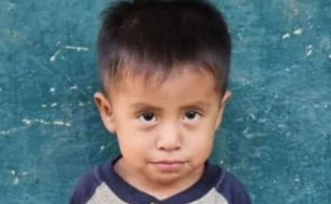 Javier Modesto Moreno de 3 años  desapareció en el Ejido La Sandía, en León, Guanajuato. Foto: Especial