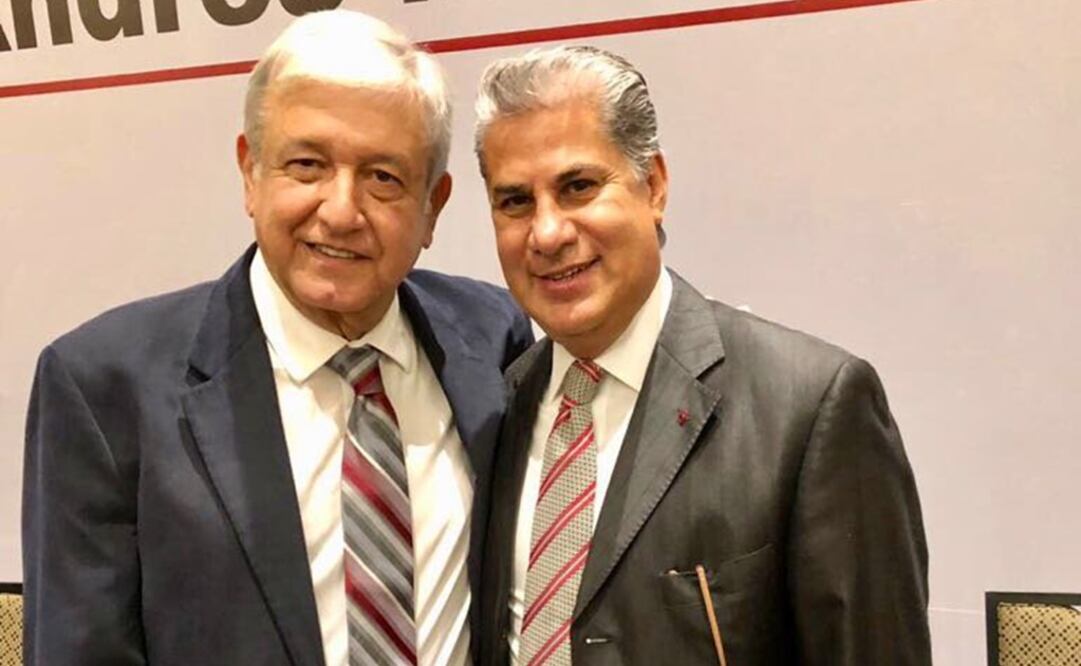 El presidente Andrés Manuel López Obrador y Alejandro Rojas Díaz Durán. Foto: Especial