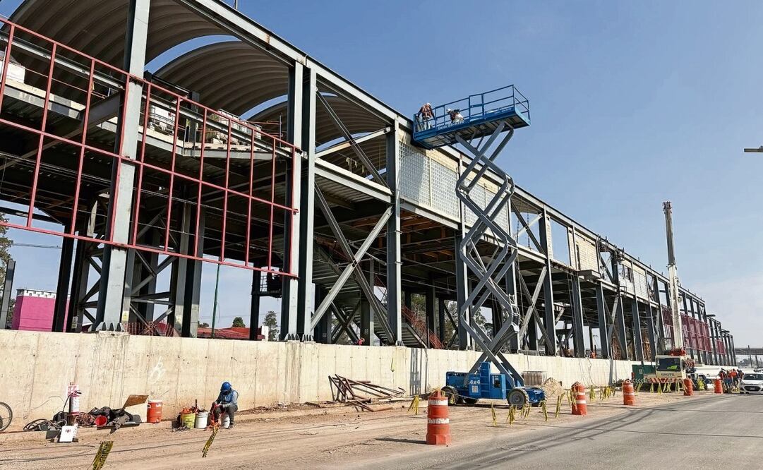 Actualmente falta como más de 30% para concluir la obra del Tren Suburbano al AIFA, señaló un funcionario de Ferrocarriles Suburbanos. Foto: Arturo Contreras / EL UNIVERSAL