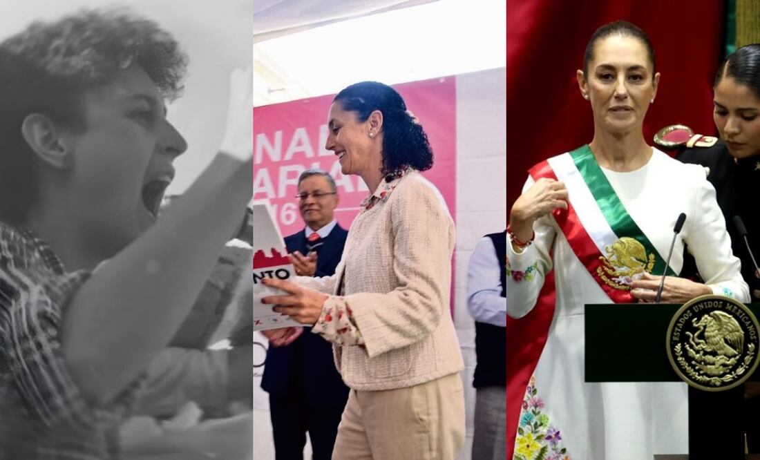 La Presienta comenzó su carrera política desde que era estudiante en la UNAM. Foto: Archivo