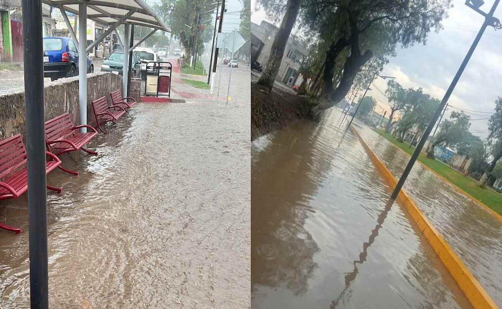 El agua cubrió los nuevos andadores y la cinta asfáltica. Fotos: Especiales.
