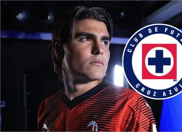 Afición de Cruz Azul 'bautiza' a Luka Romero; le ponen apodo por guapo