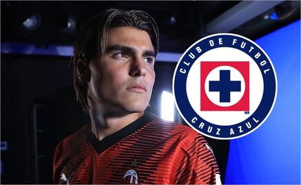 Afición de Cruz Azul 'bautiza' a Luka Romero; le ponen apodo por guapo