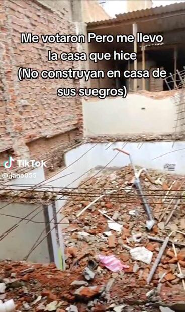 TikTok Casa demolida