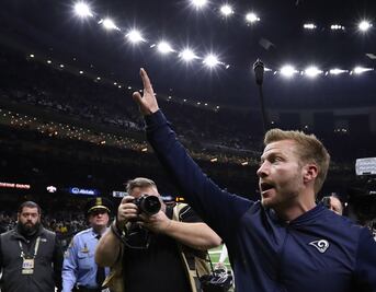 El emotivo recuerdo de Sean McVay con los Rams en un Super Bowl