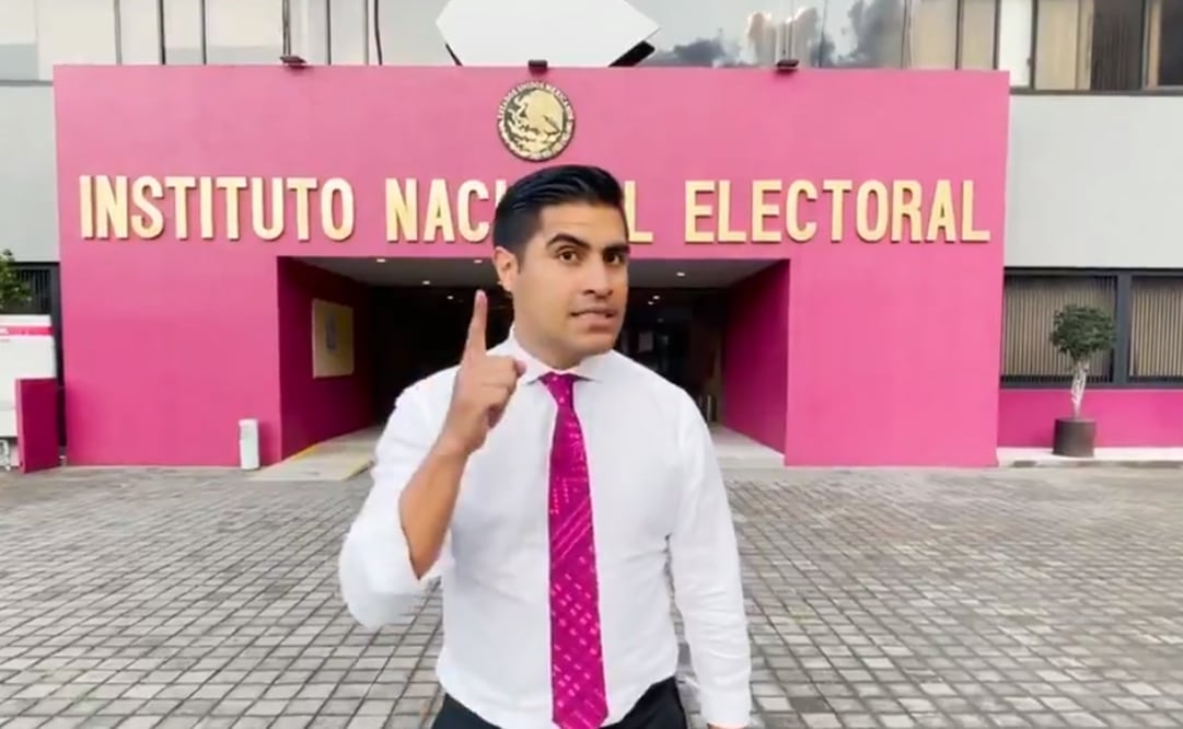 Eurípides Flores Pacheco, representante de Morena ante el INE. Foto: Captura de pantalla 