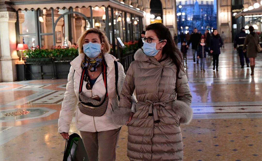 Alerta por casos de coronavirus en Italia (Foto: AFP)