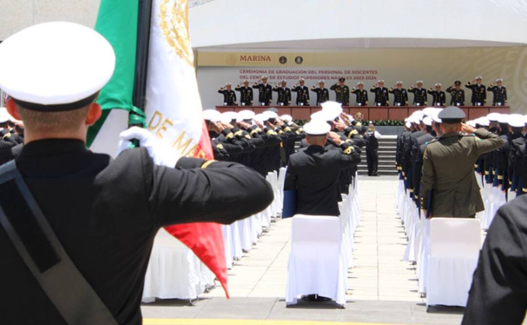 Ceremonia de graduación de Centro de Estudios Superiores Navales 2023-2024. Foto: Tomada de la página de Uninav