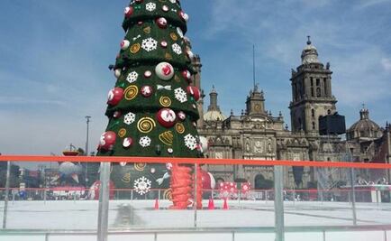 Aumentan visitantes en la Pista de Hielo del Zócalo
