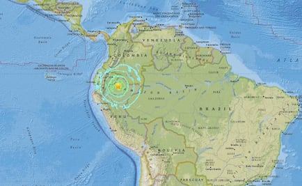 Sismo de 6.2 sacude región amazónica de Ecuador y Perú