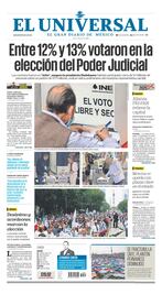 Portada impresa del 2 de junio del 2025