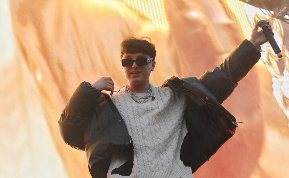 25/11/2023. Ciudad de México. Se llevó a cabo el Flow Fest 2023 en el Autódromo Hermanos Rodríguez. Se presentó Gabito Ballesteros. Foto: Eduardo Castañeda