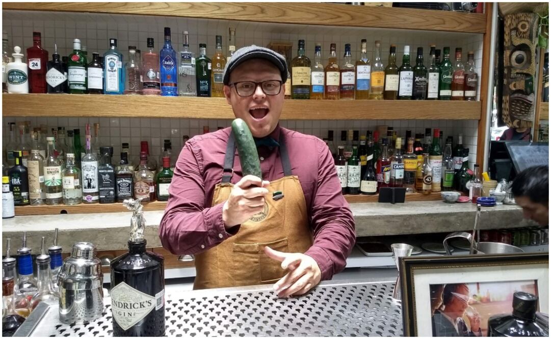 Foto: Cortesía/ Joseph Mortera. Ginebra del pepino