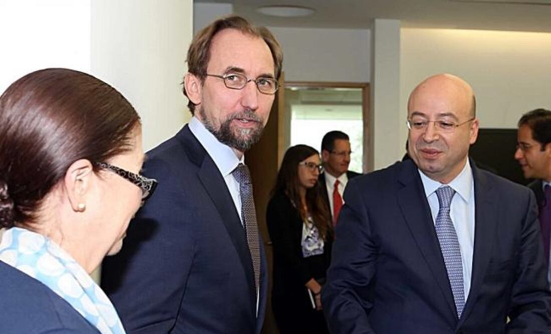 Sales and Al Hussein during their meeting. (Photo: SPECIAL)