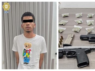 Detenidos un hombre y una mujer por posible vínculo con asesinato en la comuna 420 de Paseo de la Reforma; les hallaron armas y drogas